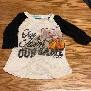 Southern Grace toddler basketball shirt